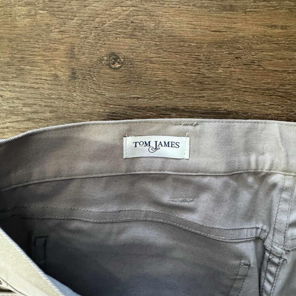 Tom James Men's Khaki Pants Sz 31 Preppy Classy Professional Designer - Picture 4 of 8